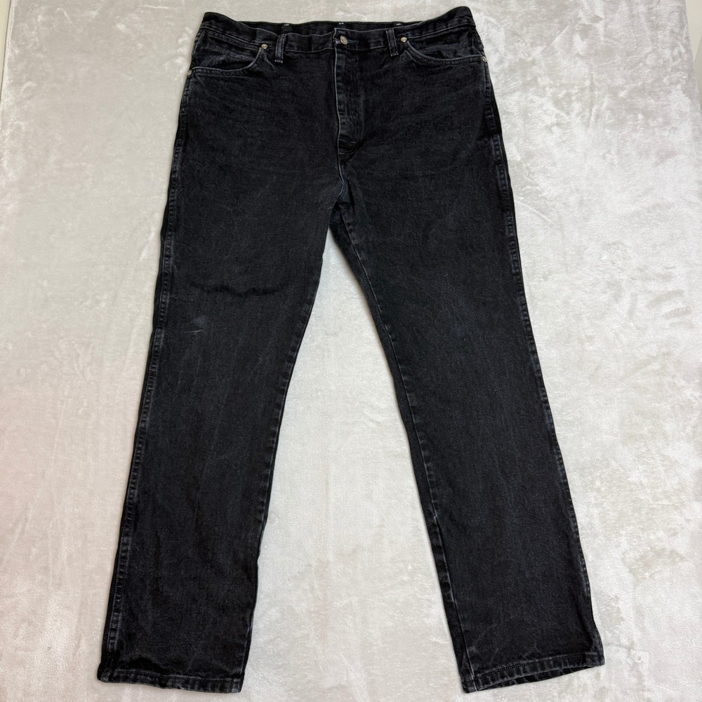 Wrangler Silver Edition Jeans Mens 38x32 Black Cowboy Cut Western 1093SEWK